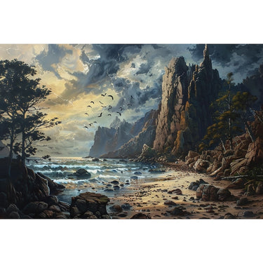 Stormy Landscape Canvas